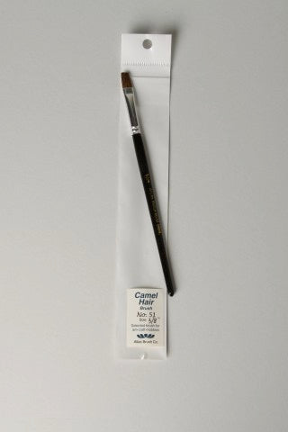 Atlas Brush 515 5/8' Flat Camel Hair Brush