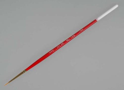Atlas Brush 155-10/0 10 Golden Taklon Round Paint Brush