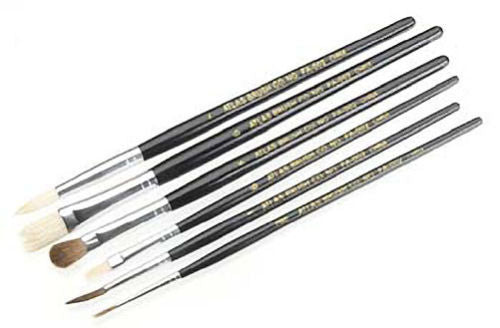 Atlas Brush FA-002 Assortment Economy Brushes (Set of 6)