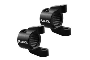 Axial AX30762 XR10 Black Aluminum C-Hub Carriers (Pack of 2)