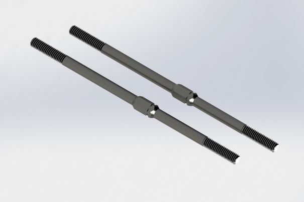ARRMA AR340071 M4x95mm Black Steel Turnbuckle (Pack of 2)
