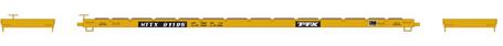Athearn 97845 HO TTX 60' Flatcar #91236 - RTR