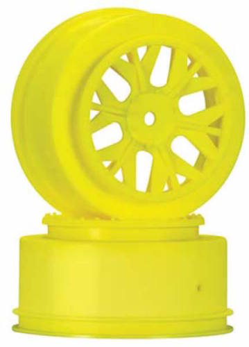 Duratrax DTXC3833 Short Course Wheel Yellow Associated SC10 4x4 (2)