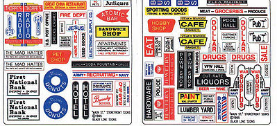 Blair Line 251 O Main Street Storefront Signs