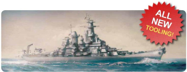 Academy 14222 1:700 USS Missouri BB63 Mighty Mo Battleship