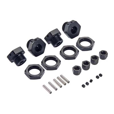HPI Racing 114341 Aluminum Wheel Hub Set 17mm (4)