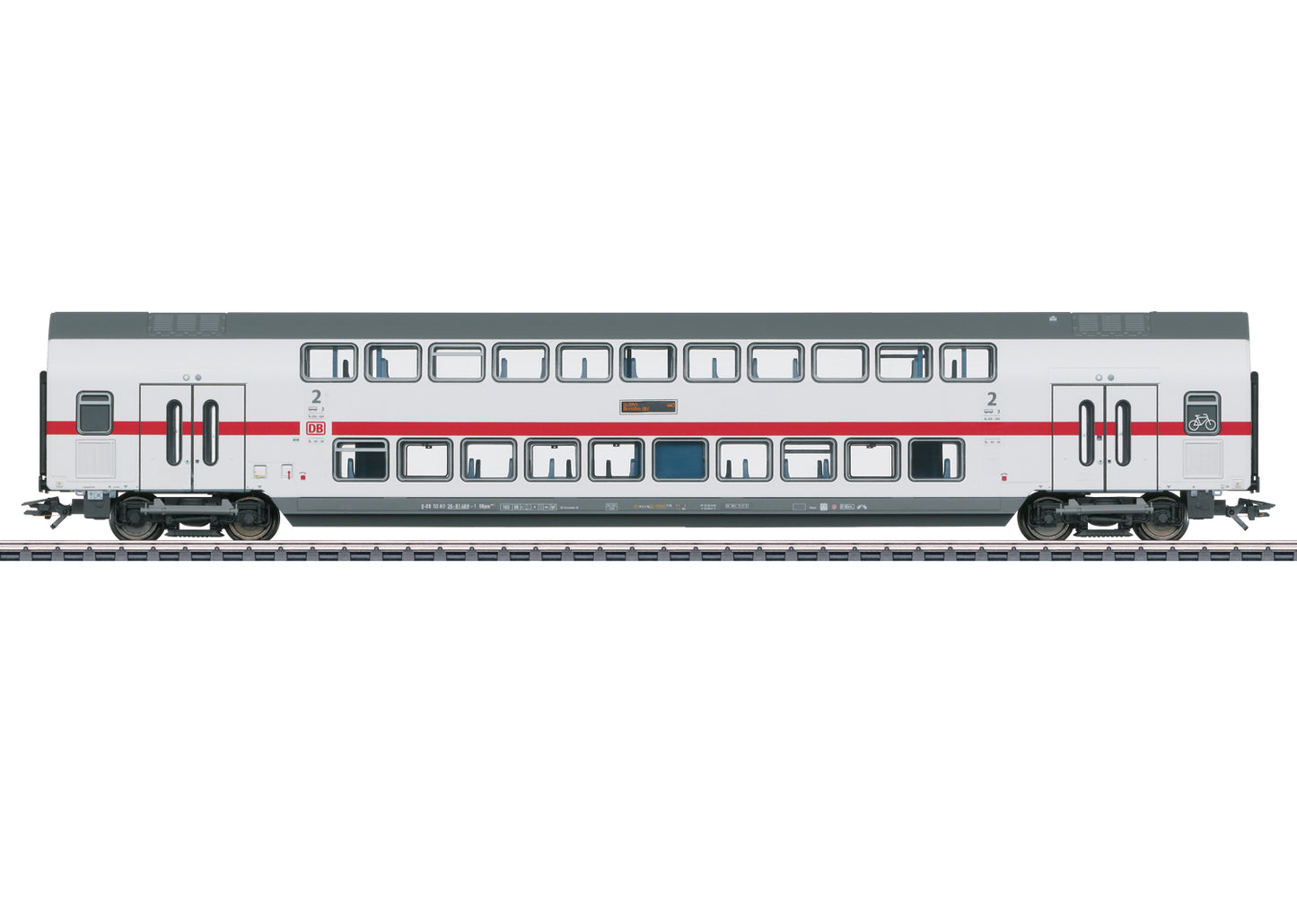 Marklin 43489 HO DB AG 2nd Class IC2 Type DBpza 682.2 Bi-Level Intermediate Car