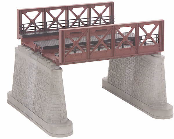 MTH 40-1059 O Gauge 2-Track Rust Girder Bridge