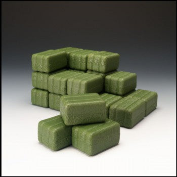 Ertl 12665 1:16 Scale Hay Bales - Square Plastic Bales (Pack of 24)