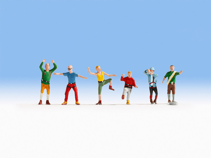 Noch 15871 HO Mountaineers Figures (Set of 6)