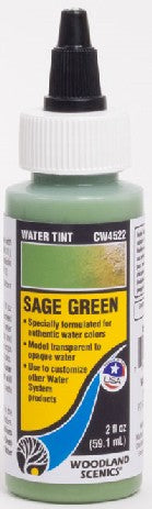 Woodland Scenics CW4522 Sage Green Water Tint - 2 fl.oz Bottle