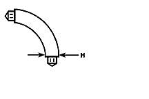 Plastruct 95113 5/16" Butyrate 3-Diameter Bends (Pack of 5)