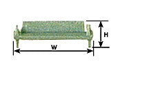 Plastruct 94773 N 2-3/16" x 1/8" Concrete Bench Set