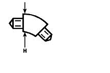 Plastruct 95025 5/16" Butyrate 45° Elbows for TB-10 (Pack of 5)