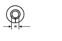 Plastruct 95177 5/16" Butyrate Flanges (Pack of 5)