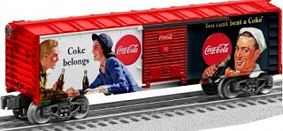 Lionel 6-83782 Coca-Cola Heritage Military Boxcar #3 NIB