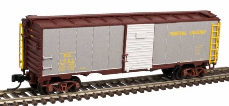 Atlas 20003592 HO Roberval Saguenay 1932 ARA 40' Steel Boxcar #1026
