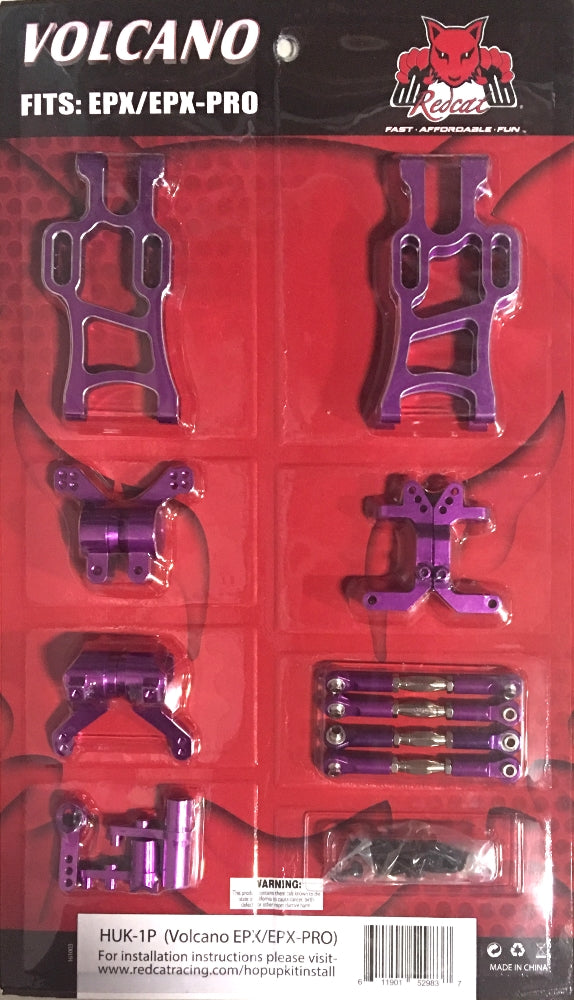 Redcat Racing HUK-1P Volcano EP/EP Pro Hop Up Kit (New version) (Purple)