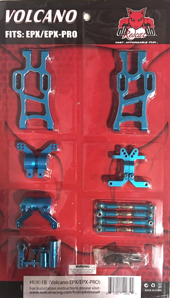 Redcat Racing HUK-1B Volcano EP/EP Pro hop up kit (New version) (Blue)