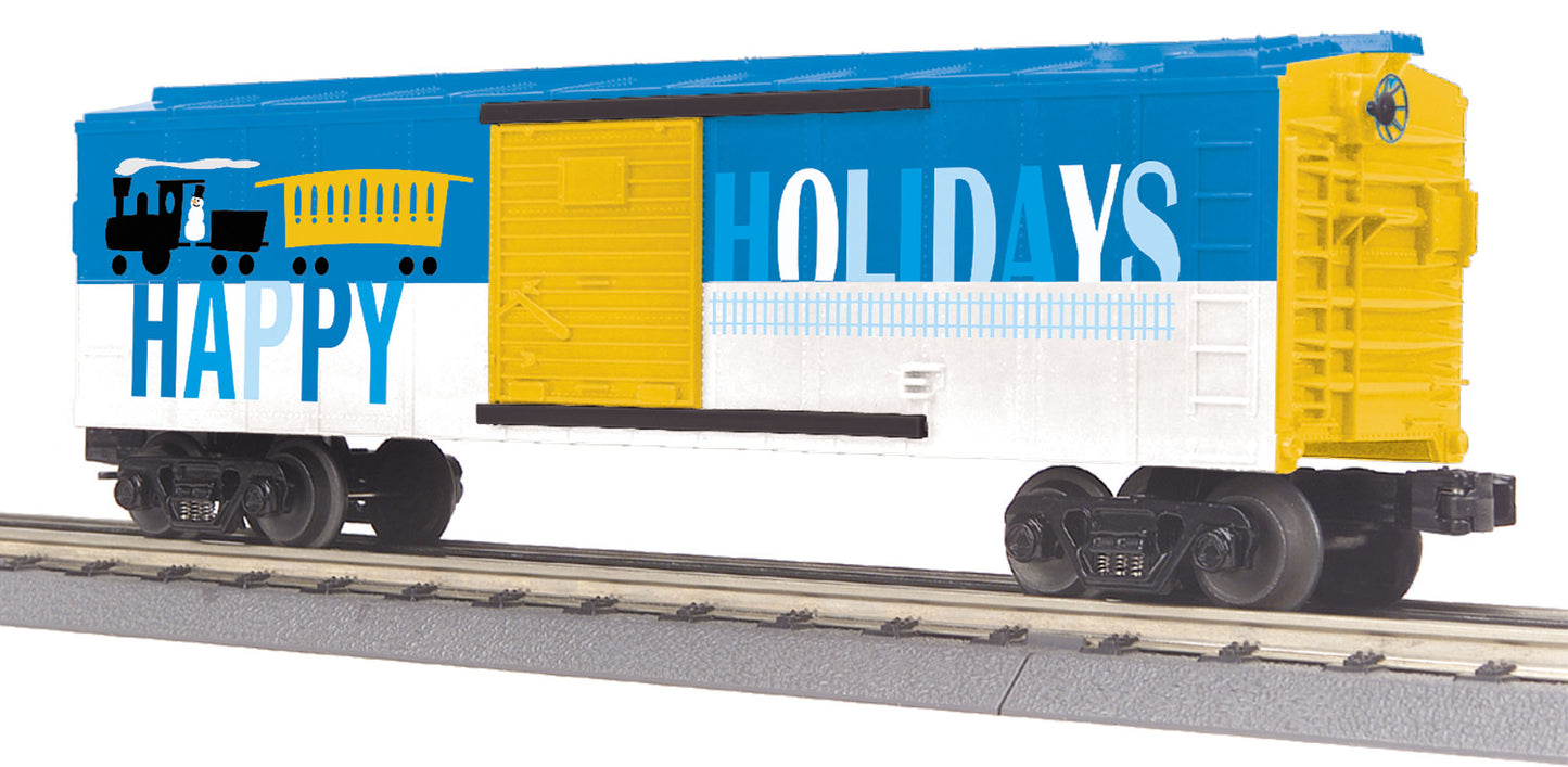 MTH 30-74842 O Happy Holidays Boxcar LN/Box