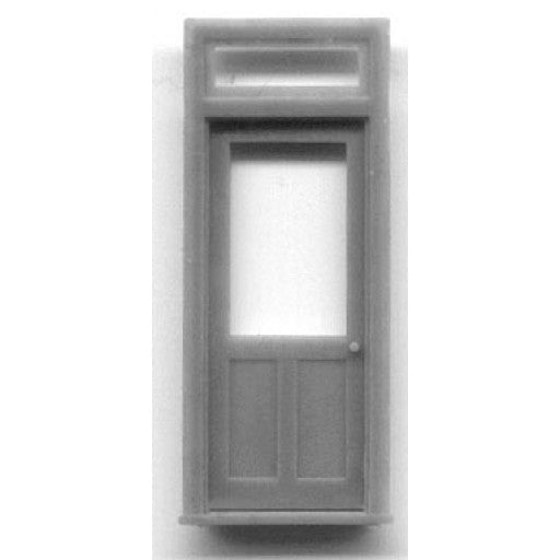 Grandt Line 5134 HO 36" Doors with Window & Transom (Pack of 3)