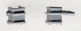 Grandt Line 5036 HO Plastic Stake Pocket with 2 U-Bolts (Pack of 24)
