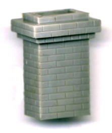 Grandt Line 3578 O Brick Chimney (Pack of 2)