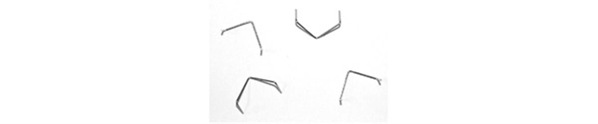 Tichy 2003 O Grab Irons Roof Corner .020" Phosphor-Bronze Wire (25)