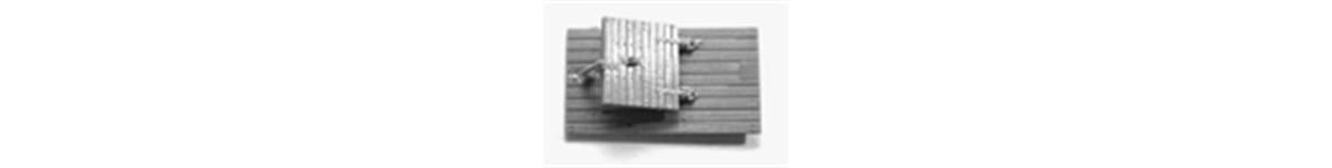 Tichy 3023 HO Wood Icing Platforms For Reefers 4-Plastic Sets
