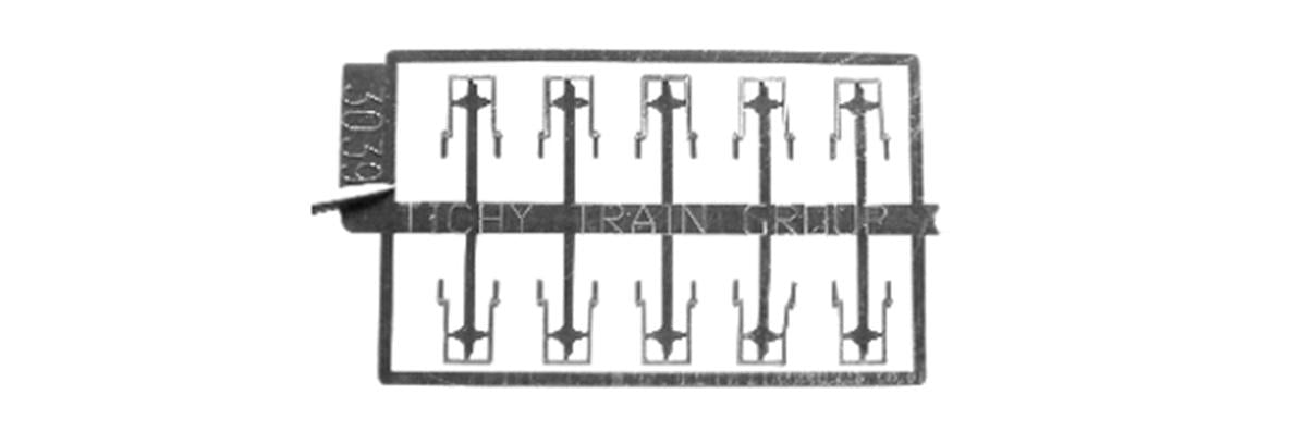 Tichy 3039 HO Straight Bottom Mount Freight Car Stirrups (10)