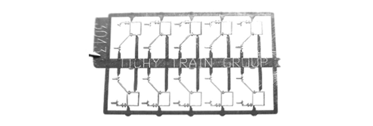 Tichy 3043 HO Double Offset Bottom Mount Freight Car Stirrups (10)