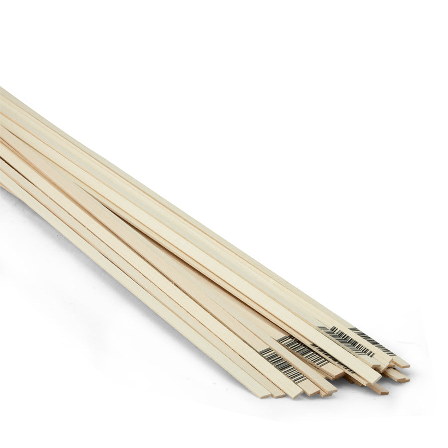 Midwest Products 4026 1/16" x 1/4" x 24" Basswood Strip (Pack of 20)