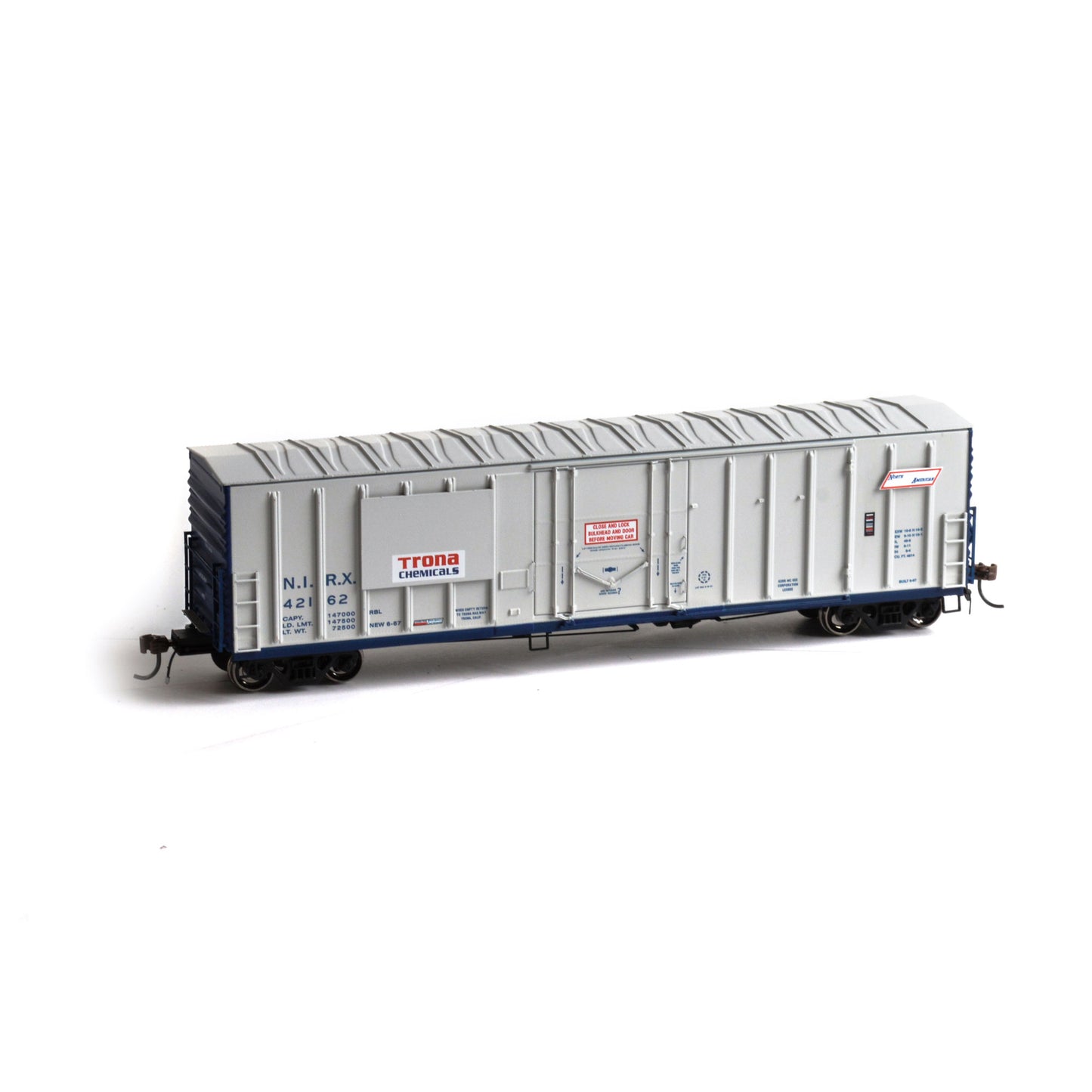 Athearn 14773 HO Trona 50' NACC Box Car #42162