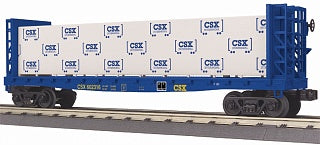 MTH 30-76648 Seaboard Coast Line Bulkhead Flat Car w/ Lumber Load