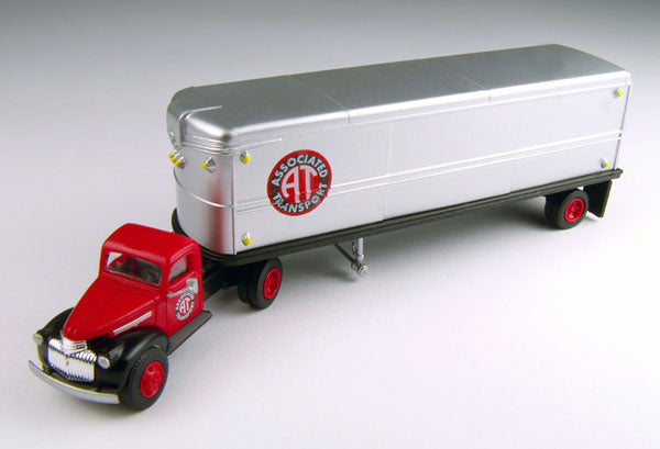 Classic Metal Works 31165 HO Mini Metals AT Transport Chevy Tractor/Trailer