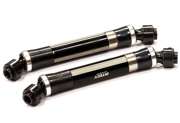 Integy C24587BLACK Billet Machined Main Universal Drive Shaft Set: Axial Wraith