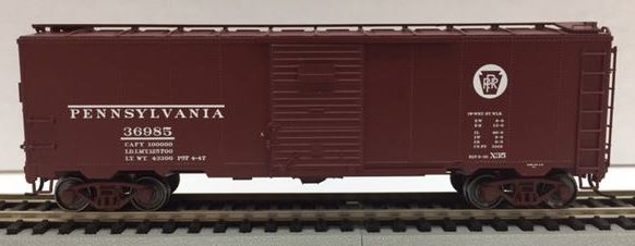 Atlas 20003580 HO Pennsylvania Railroad 1932 ARA 40' Steel Boxcar #36985
