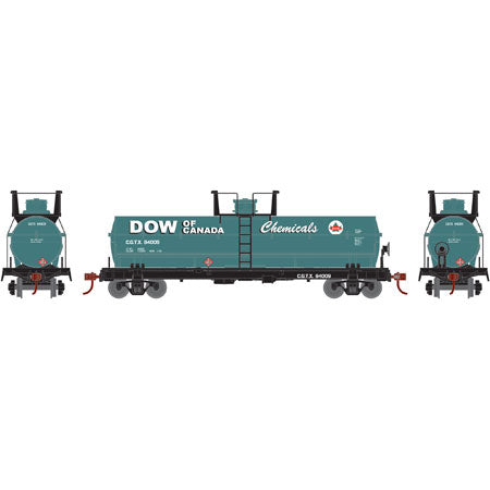 Roundhouse 14894 HO Dow Of Canada Chemical Tank Car # 84009