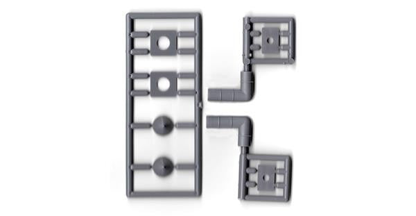 Tichy 8292 HO Right Angle Vent Kit