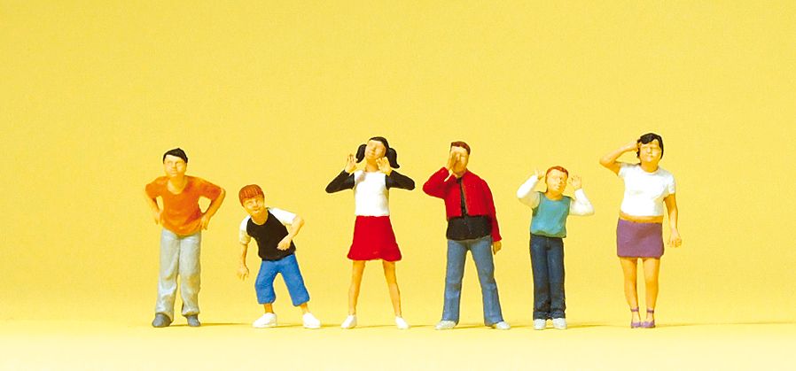 Preiser 10556 HO Children Figures (Set of 6)
