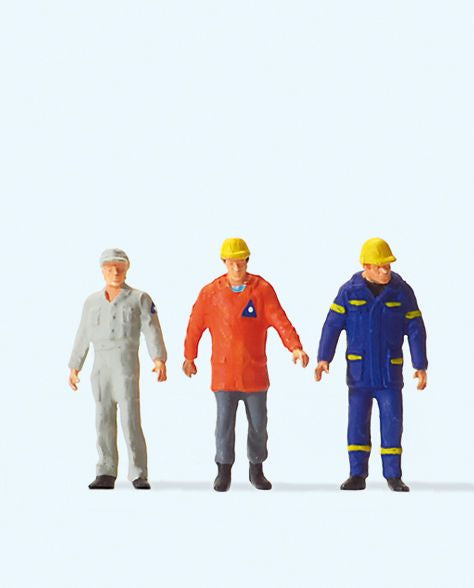 Preiser 28149 HO 60 Years Federal Technical Emergency Service Figures (Set of 3)