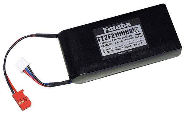 Futaba UBA0135 2100mAh LiFe Transmitter Battery 6.6V (2-Cell)