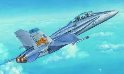 Hobby Boss Models 80322 1:48 F/A-18D Hornet Military Aircraft Plane Model Kit