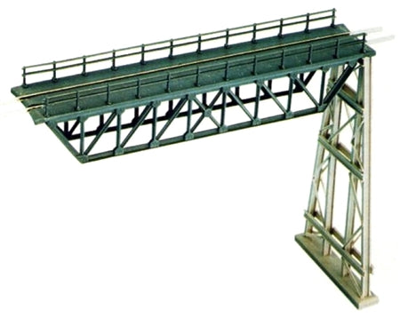 Ratio 241 N Steel Truss Span with Steel Trestle Building Kit