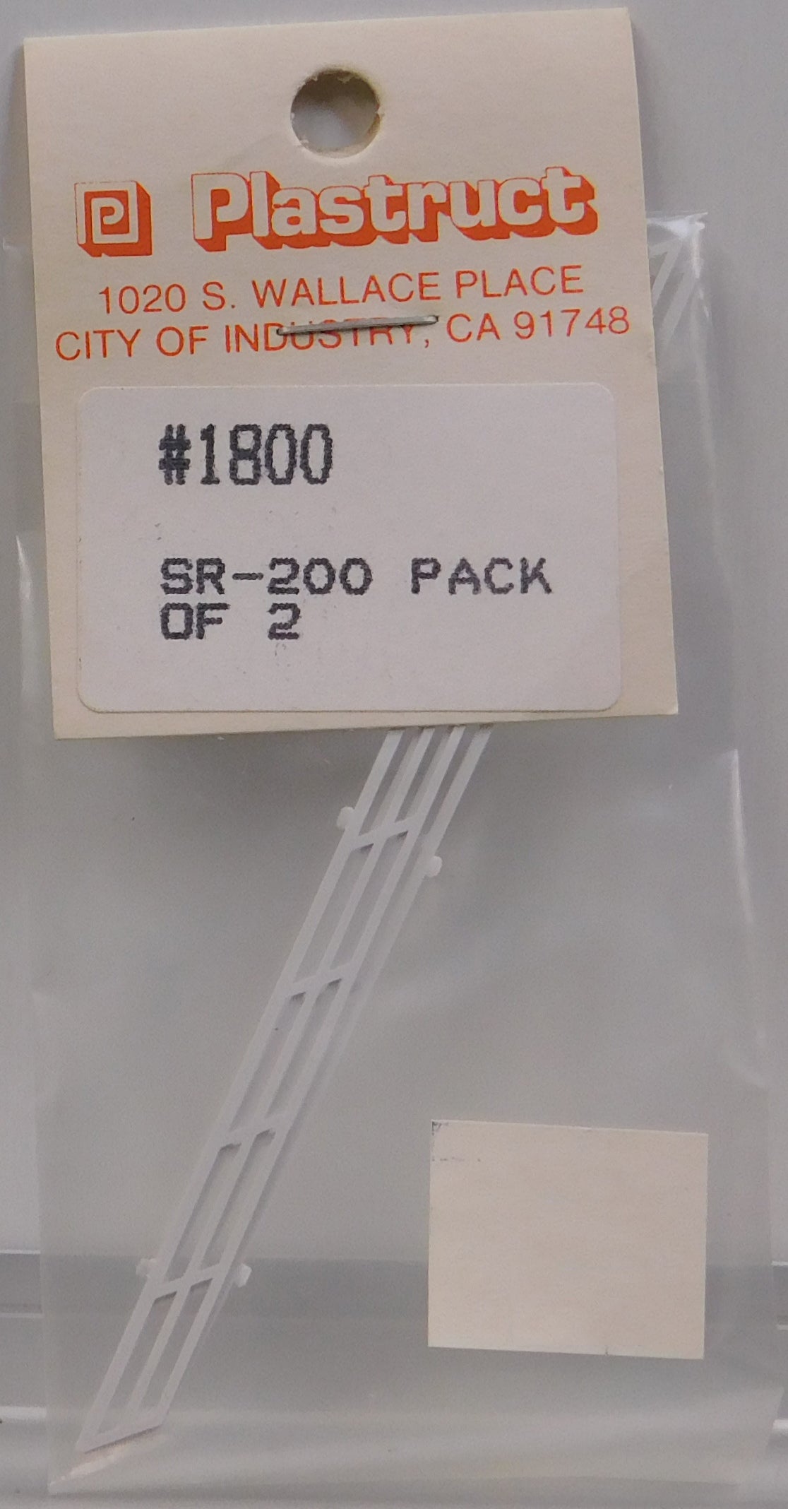 Plastruct 1800 N 200' Stair Rails (Pack of 2)