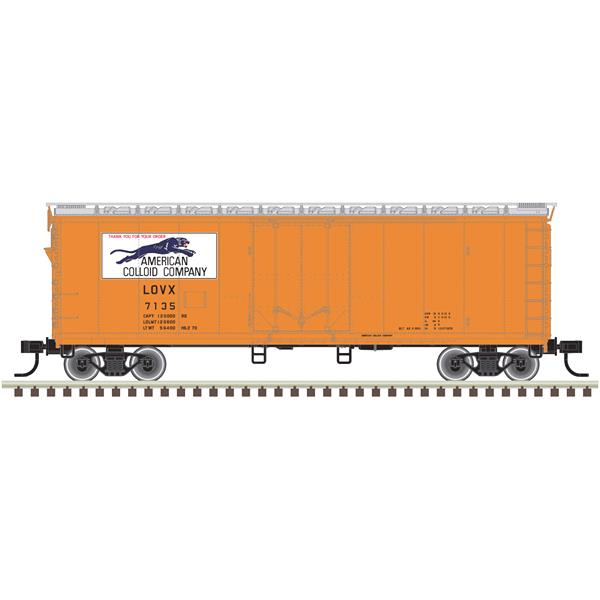 Atlas 50002771 N American Colloid Company 40' Plug-Door Boxcar #7113