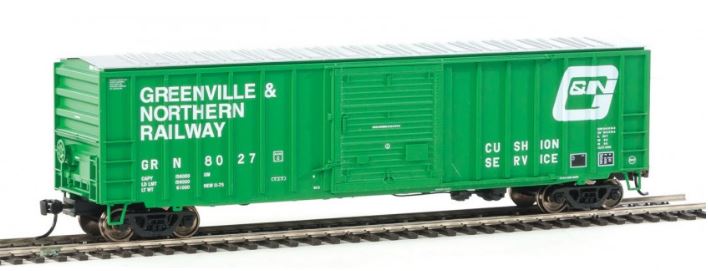 Walthers 910-2162 HO Greenville & Northern Railway 50' ACF Ext-Post Boxcar #8027