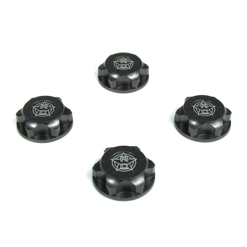 Tekno RC TKR5116C 17mm Aluminum Serrated Fine Thread Wheel Nut (Pack of 4)