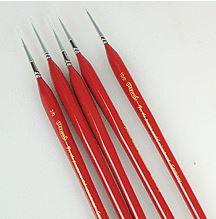 Flex-I-File BRUF5P Ultra Fine Paint Brush Set (Set of 5)