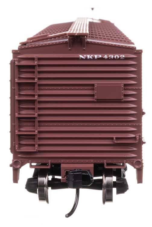 Walthers 910-41060 HO Nickel Plate Road 40' Steel Boxcar with Murphy Ends #4302